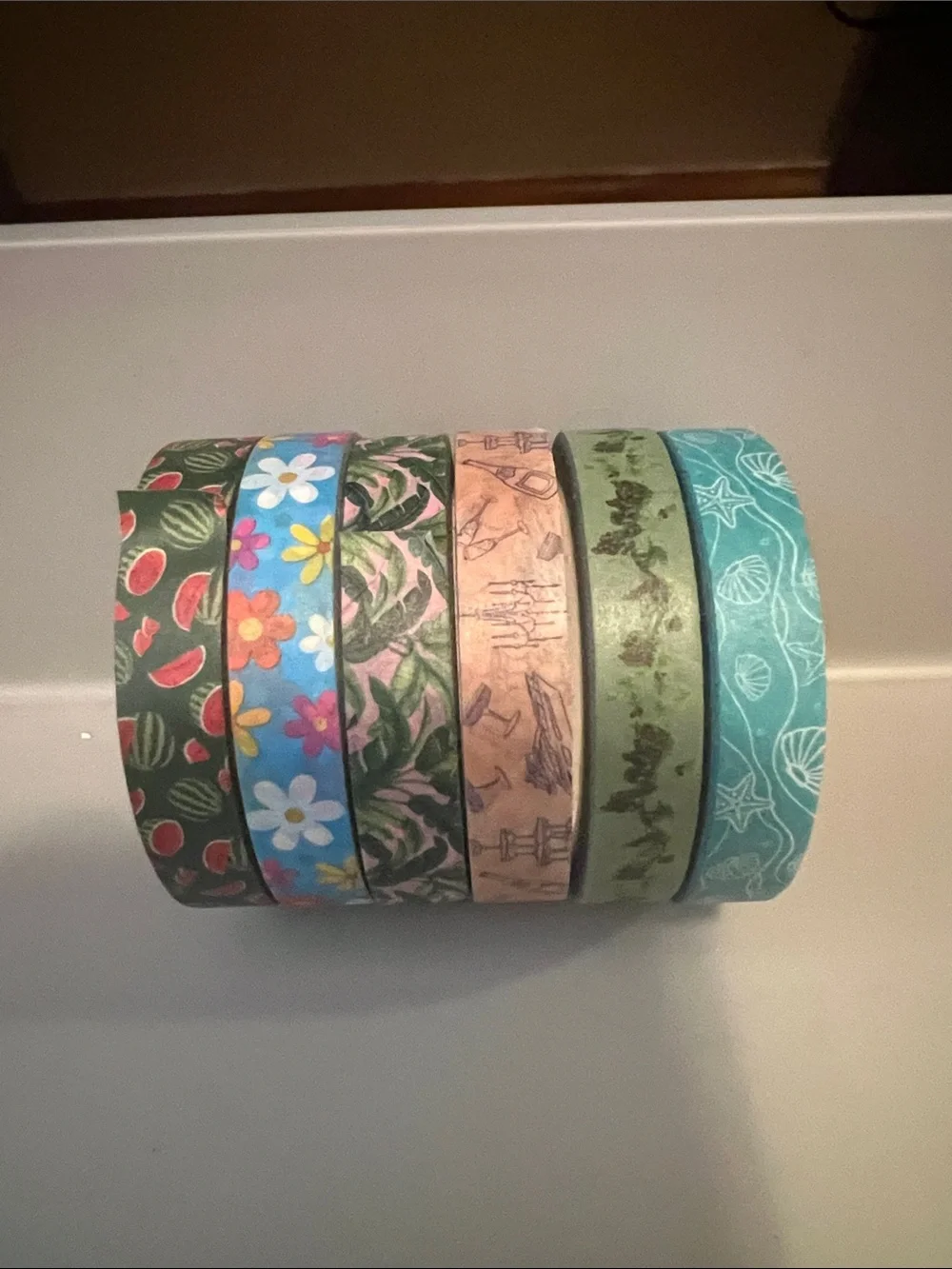 Daily Grind Planner Decorative Summer & Patterned Washi Tape Set